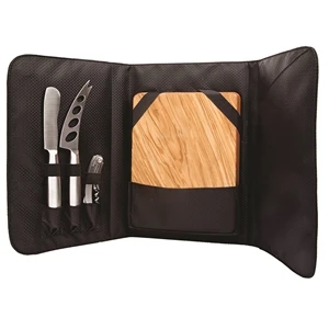 Picnic Cheese Set with Olivewood Board