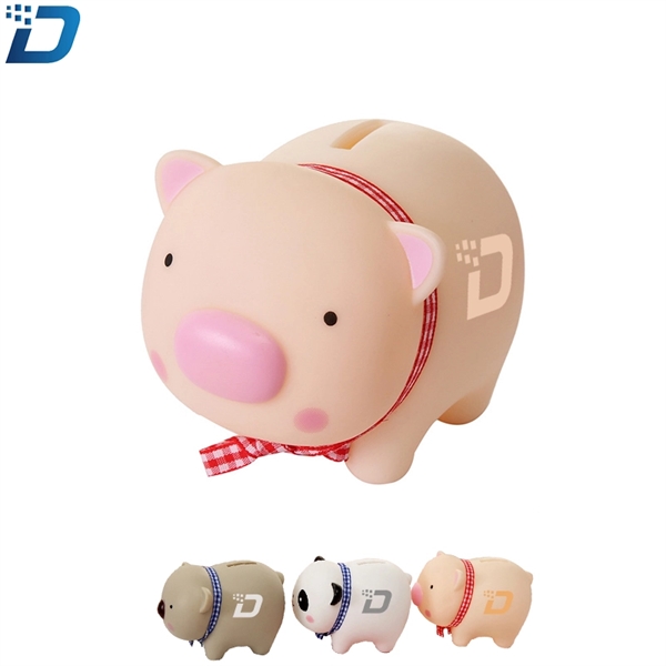 Vinyl Cute Piggy Bank - Image 1