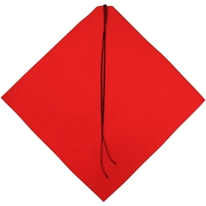 Light-weight nonwoven danger flag w Tie Strings (Not Wire)