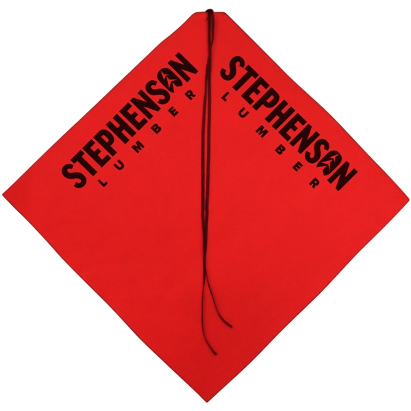 Light-weight nonwoven danger flag w Tie Strings (Not Wire) - Image 2