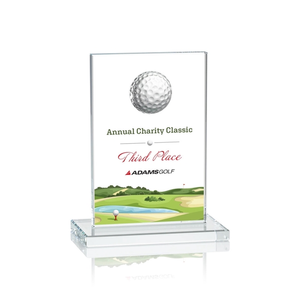 Cumberland VividPrint™ Golf Award - Clear - Image 2