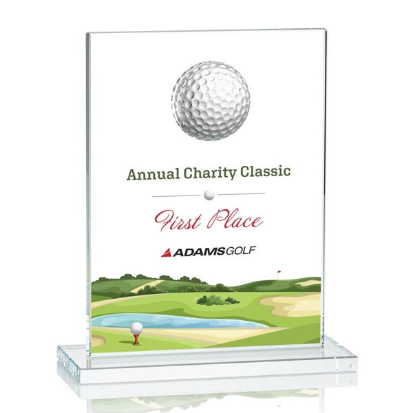 Cumberland VividPrint™ Golf Award - Clear - Image 4