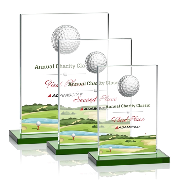 Cumberland VividPrint™ Golf Award - Green - Image 1