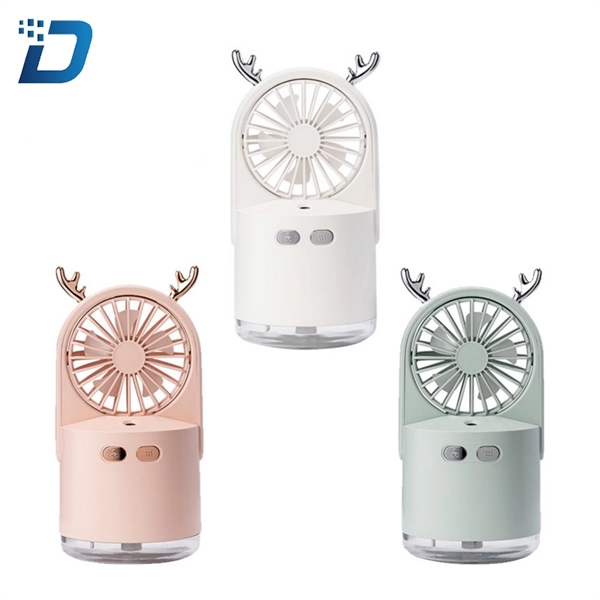 Mini USB and Battery Fan with water tank - Image 1
