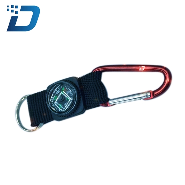 Strap with Carabiner/ Compass & Split Ring - Image 2