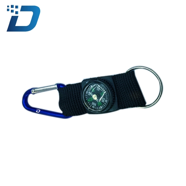 Strap with Carabiner/ Compass & Split Ring - Image 3