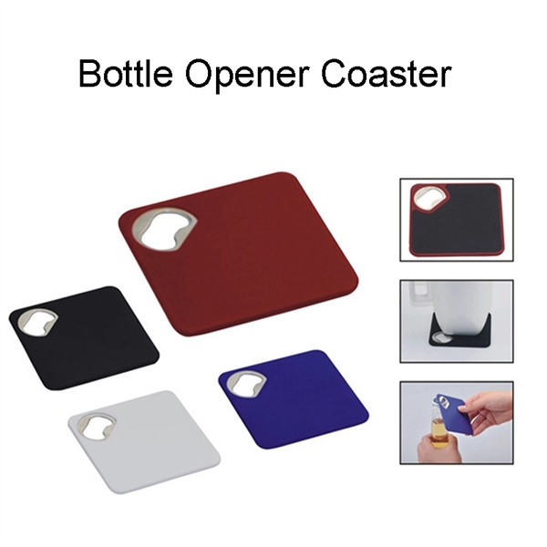 2-In-1 Coaster Bottle Opener - Image 1
