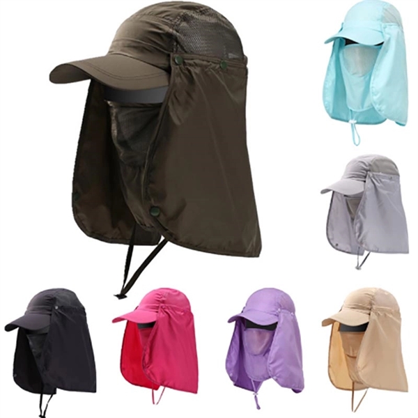 Fishing Hats with Face Mask - Image 1