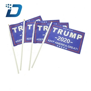 Custom Trump Election Hand Small Flag