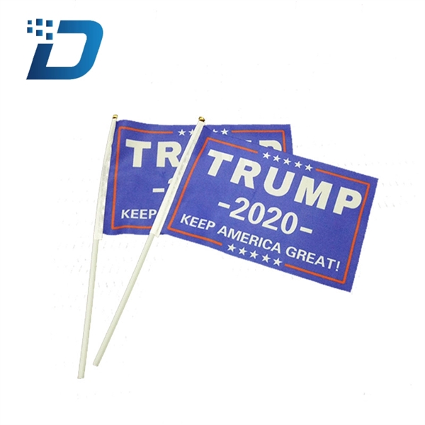 Custom Trump Election Hand Small Flag - Image 4