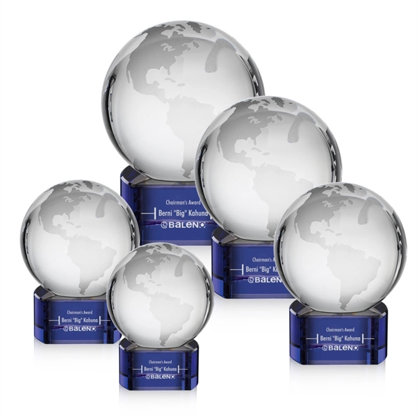 Globe Award on Paragon Blue - Image 1
