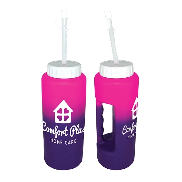 32 oz. Mood Grip Bottle with Flexible Straw - Image 4