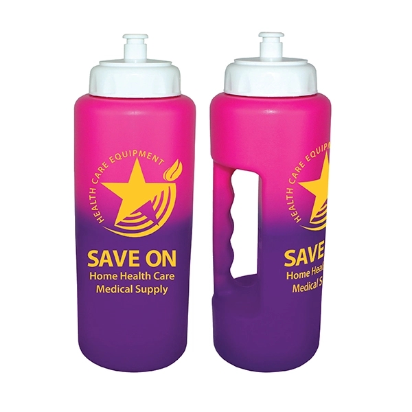 32 oz. Mood Grip Bottle with Push 'n Pull Cap - Image 4