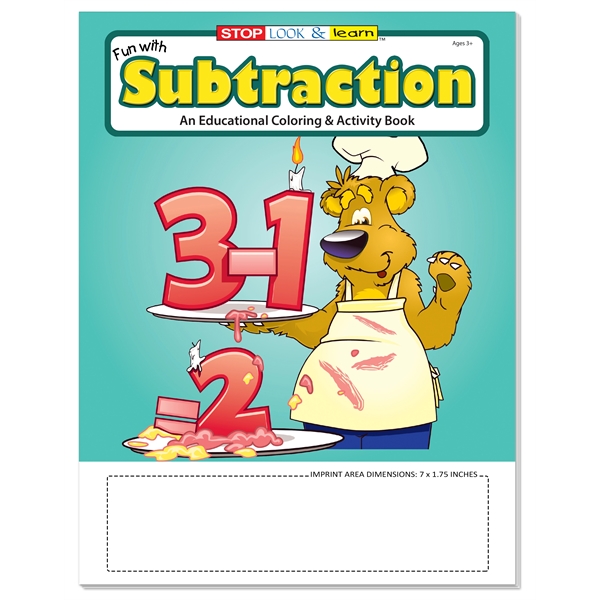 Fun with Subtraction Coloring Book Fun Pack - Image 3