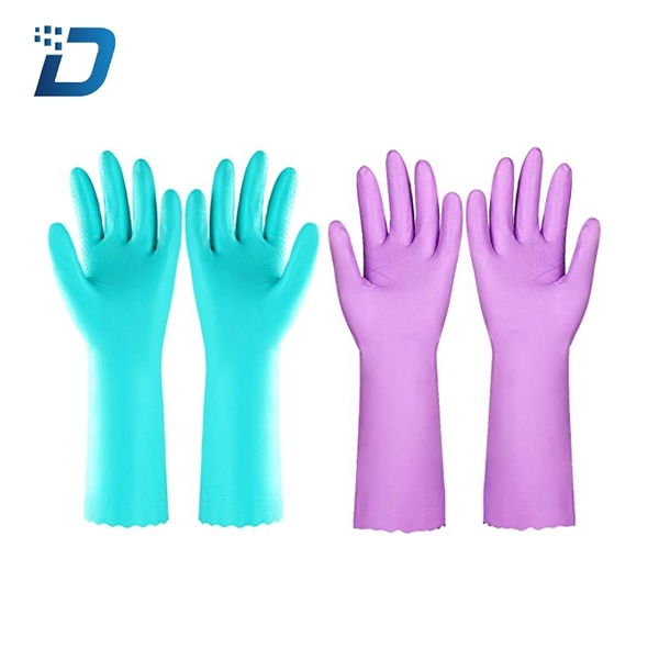 Reusable Kitchen Household Cleaning Gloves - Image 2