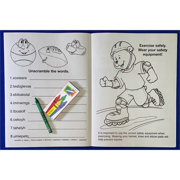 Exercise Can Be Fun Colouring and Activity Book Fun Pack - Image 3