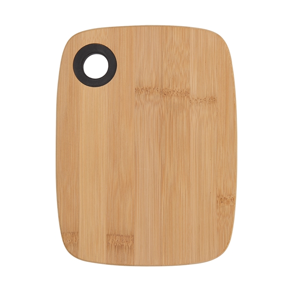 Small Bamboo Cutting Board with Silicone Ring - Image 6