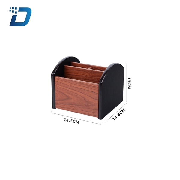 Promotional Small Wooden Pen Pencil Holder Caddy Mini Wood Box