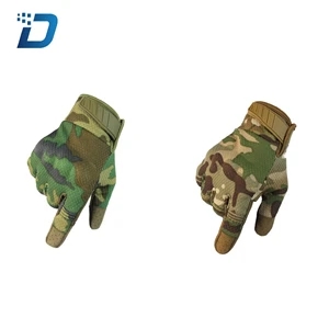 Outdoor Hiking Cycling Camouflage Gloves Breathable Lightwei