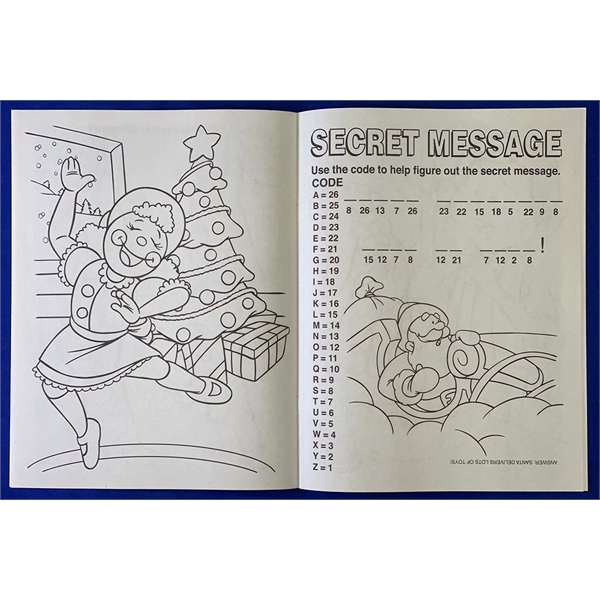 Christmas Coloring and Activity Book - Image 3