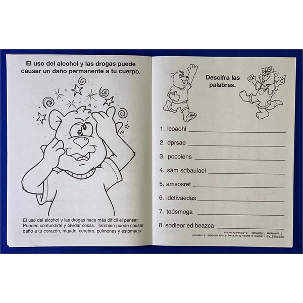 Stay Drug Free Spanish Coloring and Activity Book - Image 3