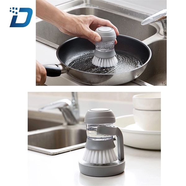 Soap Dishwashing Brush Kitchen Tableware Cleaning Brush - Image 3
