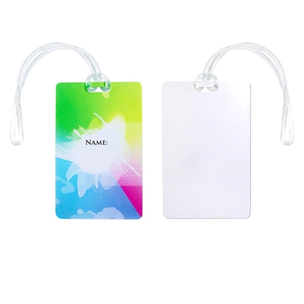 Plastic Backpack Tag, Luggage Tag With Clear Luggage Loop