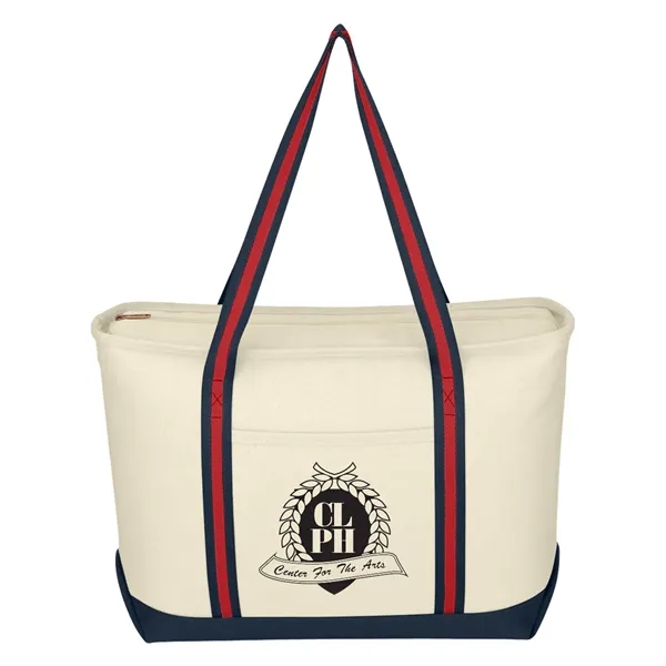 Large Cotton Canvas Admiral Tote Bag - Image 29
