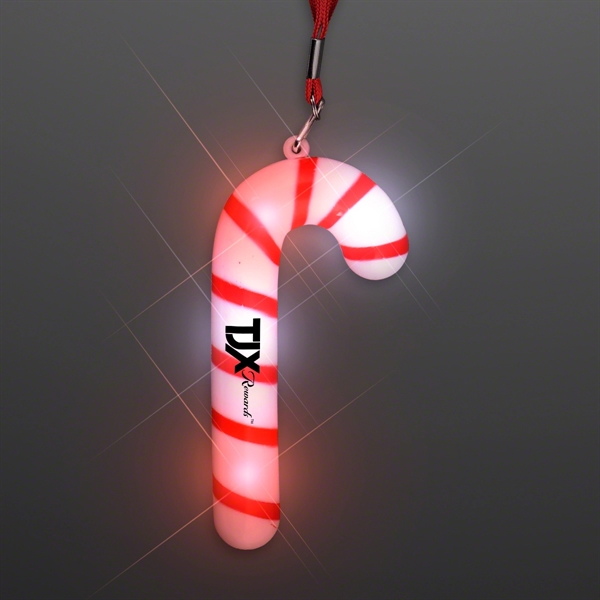 Light Up Candy Cane Necklace - Image 2