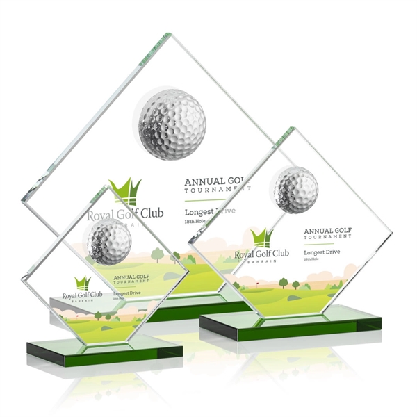 Barrick VividPrint™ Golf Award - Green - Image 1
