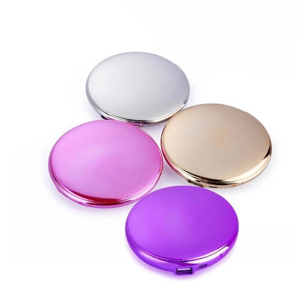 4000mAh Portable Compact Power Bank Charger With Makeup Mirr - Image 2