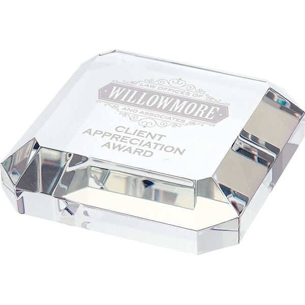 Taranto Square Crystal Paperweight - Image 47