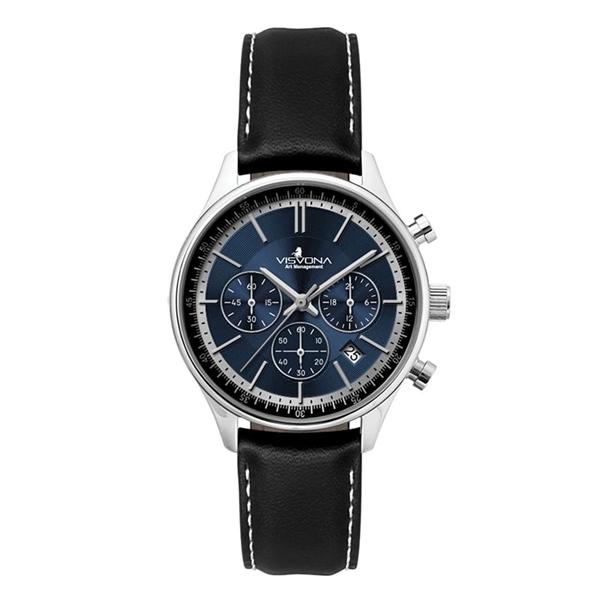 Ladies Watch Blue Sunray Dial Chronograph - Image 49