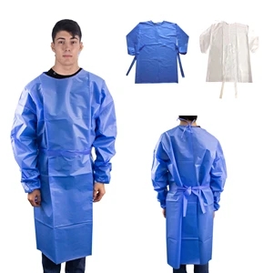 Disposable Isolation Gown With Elastic Cuff