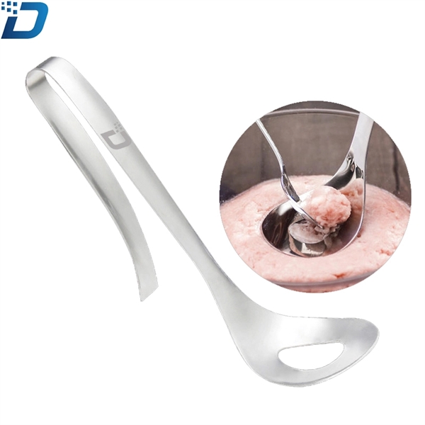 Extruded Meatball Making Tool Spoon - Image 1