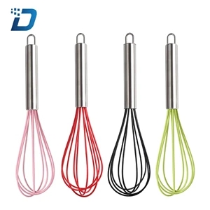 Stainless Steel Silicone Manual Egg Beater Baking Tool