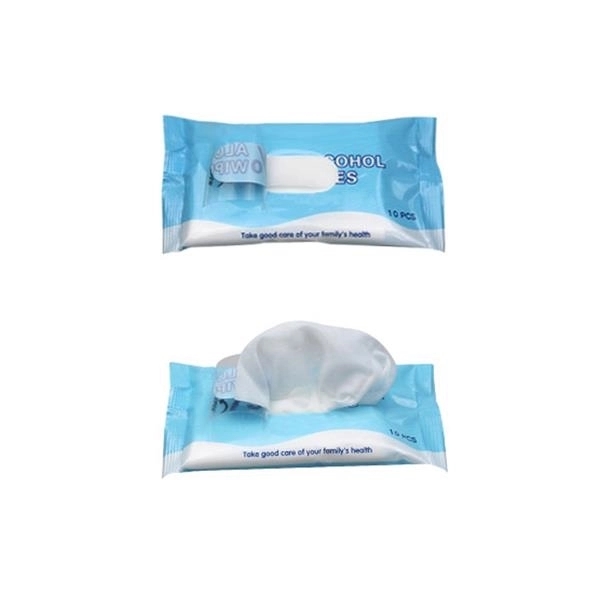 10PCS 75% Alcohol Disposable Cleaning Wet Wipes - Image 3
