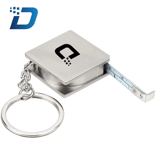 Portable Full Metal Mini Tape Measure Keychain - Image 3