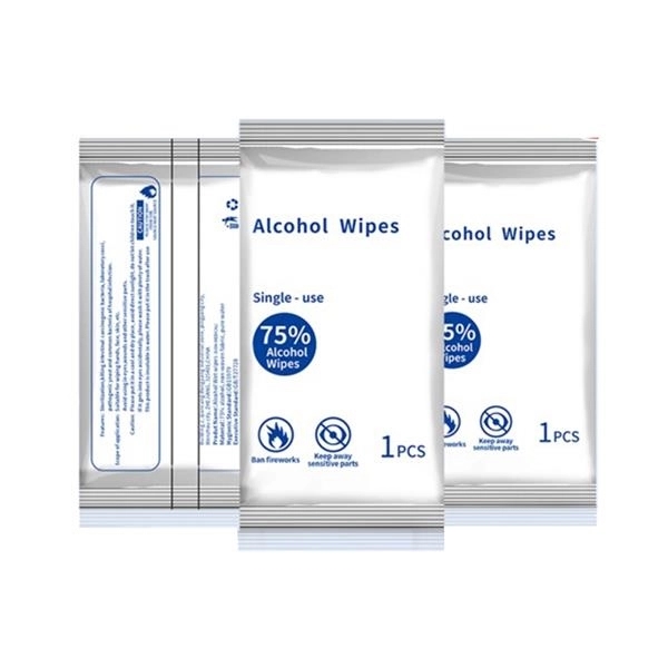 Individual pack 75% Alcohol Hand Wipes - Image 2