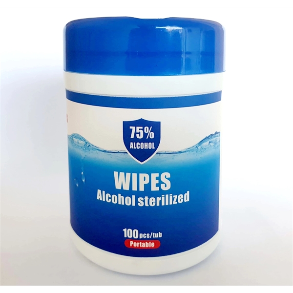 100PCS 75% Alcohol Disinfection wipes - Image 1