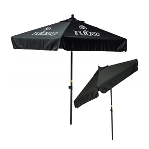 7 Foot Steel Frame Market Umbrella with Valence