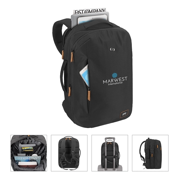 Solo® Crosstown Expandable Backpack - Image 1