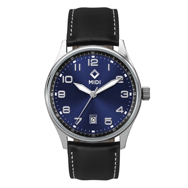 Unisex Watch 41mm Stainless Steel watch with Blue Sunray ... - Image 46