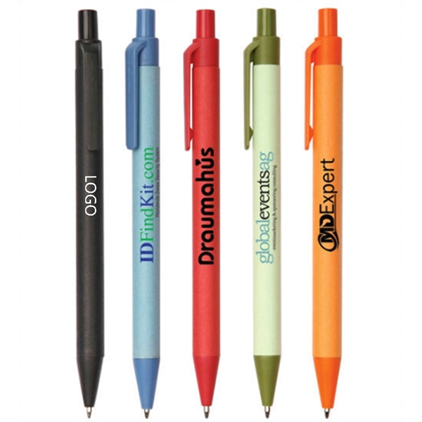 Colored paper ballpoint pen - Image 1
