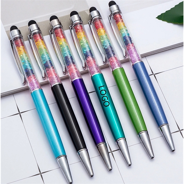 2 IN 1 DUAL-FUNCTION CAPACITIVE STYLUS/STYLUS PENS - Image 1