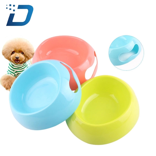 Pet Dog Bowl Single Bowl Candy Color - Image 3