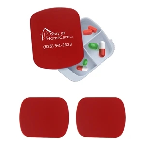 4 Compartment Pill Box - One Color