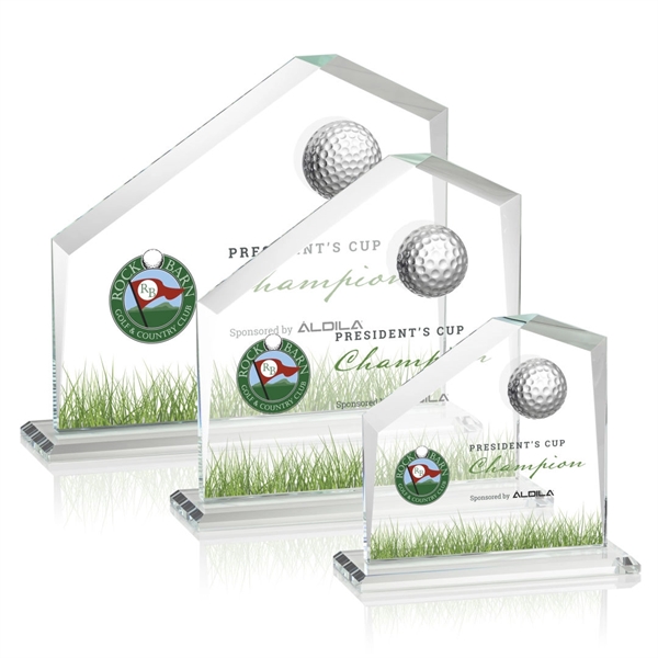 Andover VividPrint™ Golf Award - Clear - Image 1