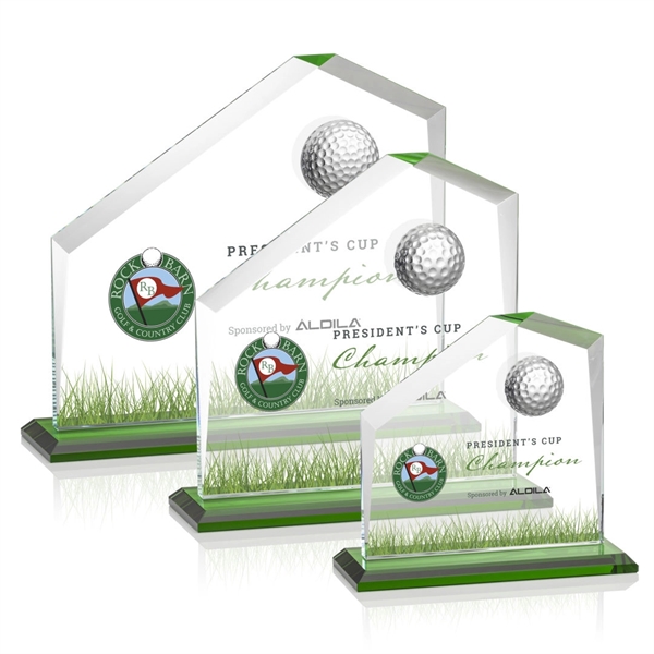 Andover VividPrint™ Golf Award - Green - Image 1