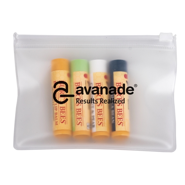 Set Of 4 Lip Balms + EVA Biodegradable Pouch - Image 1